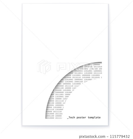 Minimalist Tech Poster. Abstract Cybersecurity Art. Carving style. Minimalist Tech Poster. Abstract Cybersecurity Art. Carving style. 115779432
