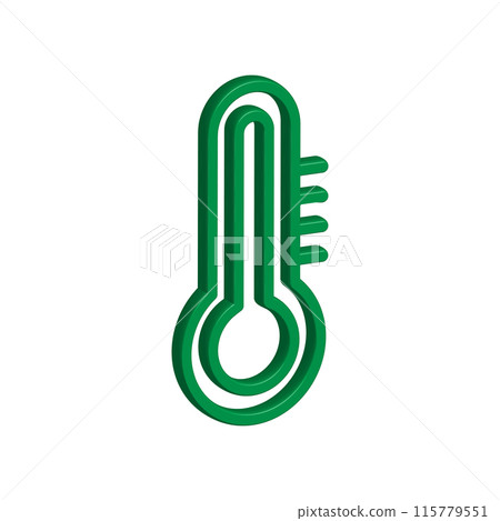 Illustration Vector graphic of thermometer icon Illustration Vector graphic of thermometer icon 115779551