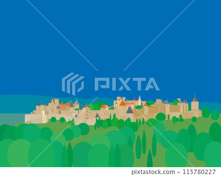 Carcassonne, France 115780227