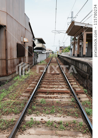 Kotoden (Takamatsu-Kotohira Electric Railway) Nagao Line, Ikedo Station 115780234