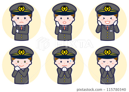 男司機姿勢set_04 115780340