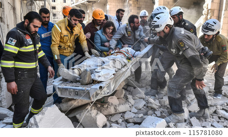 Rescuers show unwavering determination, fueled by the belief that every life matters. Rescuers show unwavering determination, fueled by the belief that every life matters. 115781080