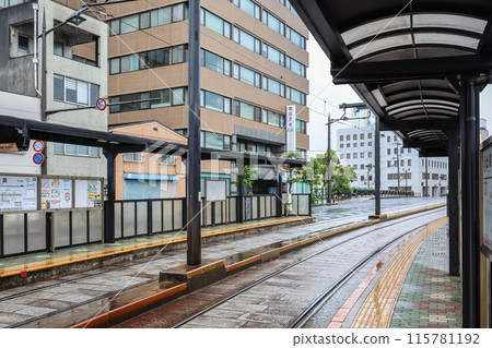 May 12 2024 Site of the Dejima Station at Nagasaki, japan 115781192