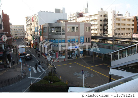 JR Minami-Kashiwa Station - Station front view JR Minami-Kashiwa Station - Station front view 115781251