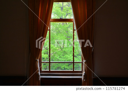 Interior of the stately Western-style building from the Meiji period, the Former Hakodate Ward Public Hall 115781274