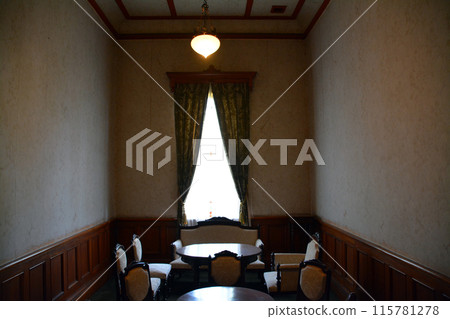 Interior of the stately Western-style building from the Meiji period, the Former Hakodate Ward Public Hall Interior of the stately Western-style building from the Meiji period, the Former Hakodate Ward Public Hall 115781278