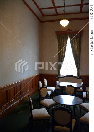 宏偉的明治西式建築「舊函館區公會堂」的內部景觀 115781281