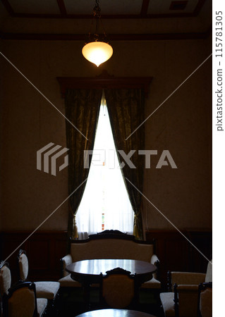 宏偉的明治西式建築「舊函館區公會堂」的內部景觀 115781305