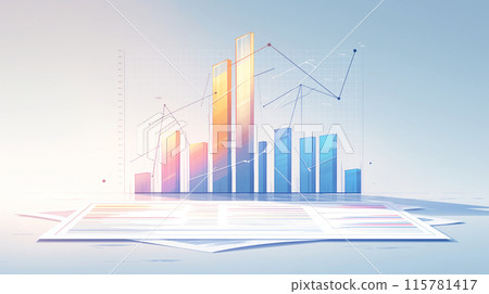 Illustration of graph Illustration of graph 115781417