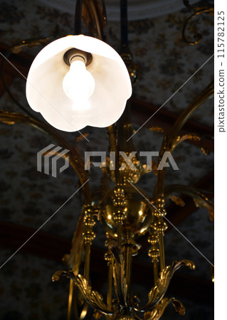 宏偉的明治西式建築「舊函館區公會堂」的內部景觀 115782125