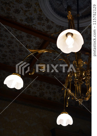 宏偉的明治西式建築「舊函館區公會堂」的內部景觀 115782129