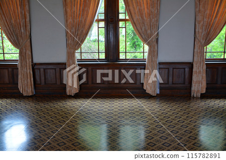 Interior of the stately Western-style building from the Meiji period, the Former Hakodate Ward Public Hall 115782891
