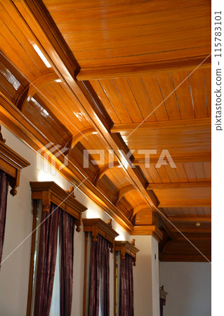 Interior of the stately Western-style building from the Meiji period, the Former Hakodate Ward Public Hall 115783101