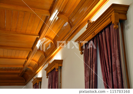 Interior of the stately Western-style building from the Meiji period, the Former Hakodate Ward Public Hall 115783168