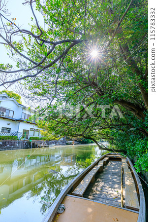 Scenery of Yanagawa in early summer, Yanagawa City, Fukuoka Prefecture 115783332