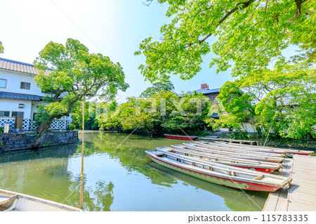 Scenery of Yanagawa in early summer, Yanagawa City, Fukuoka Prefecture 115783335