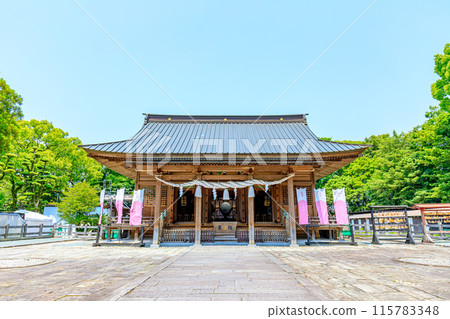 初夏的福岡縣柳川市三柱神社 115783348
