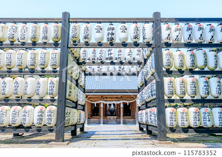 初夏的福岡縣柳川市三柱神社 115783352