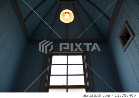 宏偉的明治西式建築「舊函館區公會堂」的內部景觀 115783409