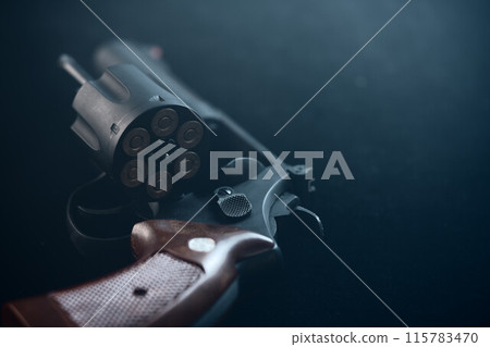 左輪手槍 開式汽缸 Smith & Wesson M29 4 吋 6 發已裝填 115783470