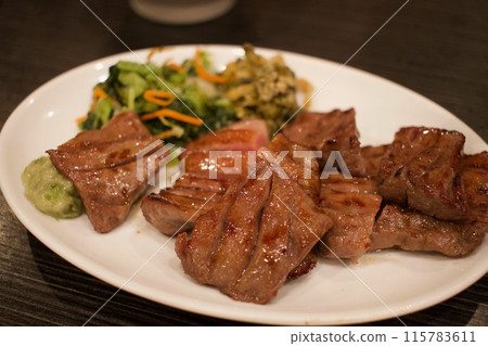 Sendai specialty: exquisite thick-sliced beef tongue Sendai specialty: exquisite thick-sliced beef tongue 115783611