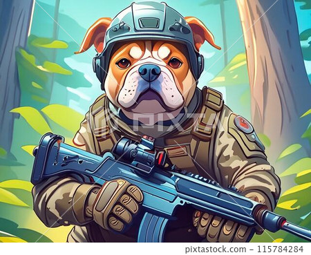 Armed Bulldog Generator AI 115784284