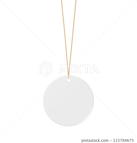 Hanging ceramic christmas ornament. 3d rendering Hanging ceramic christmas ornament. 3d rendering 115784673