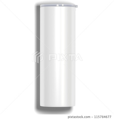 Skinny 20 oz tumbler for sublimation. 3d rendering Skinny 20 oz tumbler for sublimation. 3d rendering 115784677