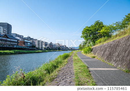 京都淀川風光 京都淀川風光 115785461