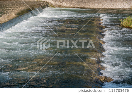 鴨川堰上流下的水 115785476