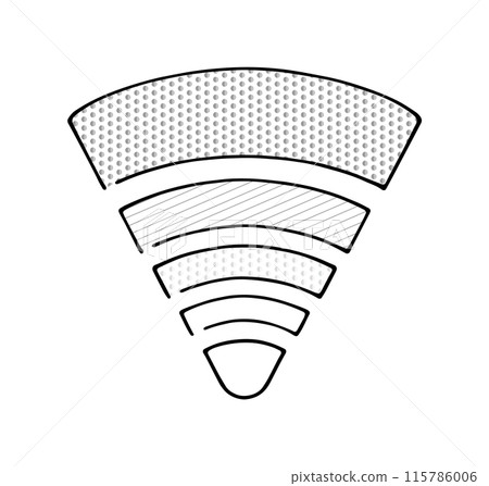 簡單的 Wi-Fi 圖標 115786006