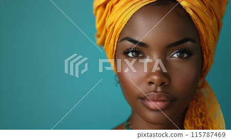 Black history month or woman's day celebration, Africa day concept Ethnic black woman Black history month or woman's day celebration, Africa day concept Ethnic black woman 115787469