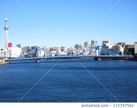 Kiyosu Bridge over the Sumida River Kiyosu Bridge over the Sumida River 115787562