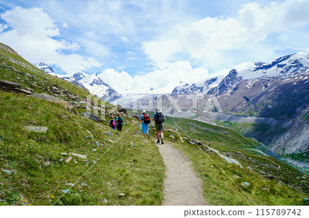 Hiking in the Swiss Alps [Switzerland/Zermatt] 115789742