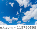Blue sky with clouds 115790598