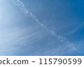 Light clouds floating in the blue sky 115790599