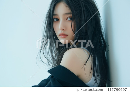 長髮女子“AI生成圖像” 115790697