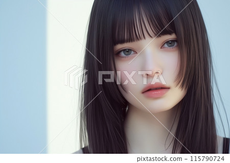 長髮女子“AI生成圖像” 長髮女子“AI生成圖像” 115790724