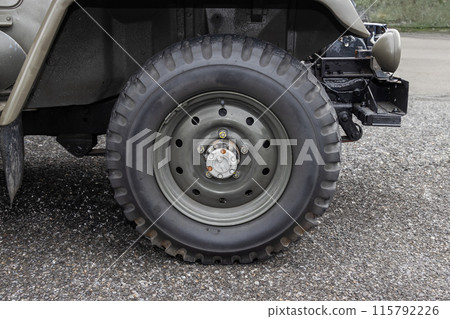 Old wheel of the car Old wheel of the car 115792226