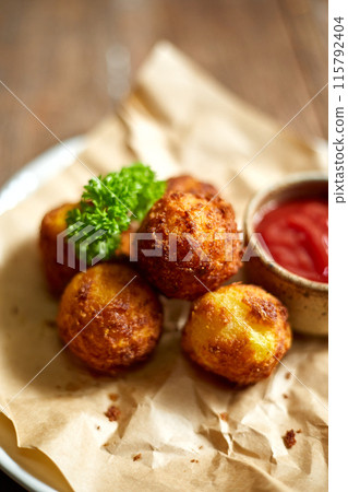 Deep fried cheese balls Deep fried cheese balls 115792404
