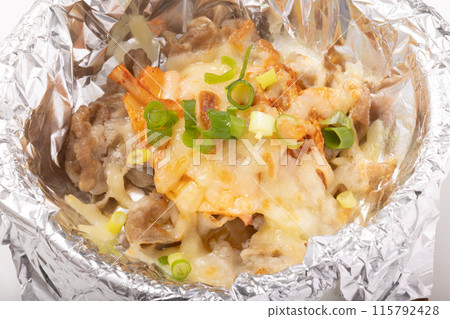 Grilled Pork Kimchi and Cheese Grilled Pork Kimchi and Cheese 115792428