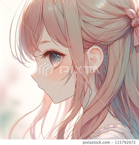 A staring girl A staring girl 115792672