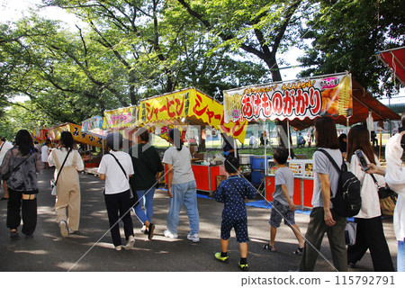 Enjoy eating at the festival stalls with your friends and family. 115792791