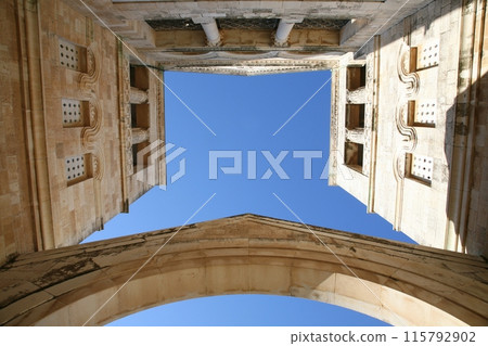 Franciscans monastery (Basilica of the Transfiguration) at the mount Tabor (Har Tavor), Israel 115792902