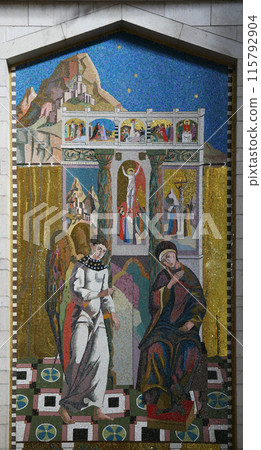 Annunciation of Mary, gift from Australia in the Basilica of the Annunciation, Nazareth, Israel 115792904