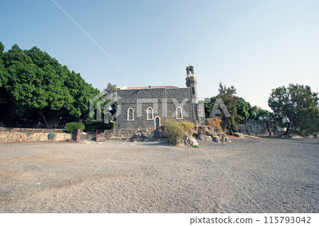 Church of the Primacy of St Peter, Sea of Galilee, Tabgha, Israel 115793042