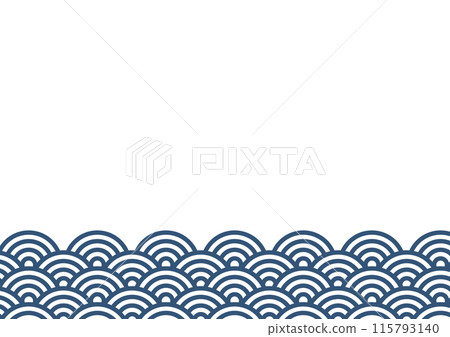 Waves background of Seigaiha Waves background of Seigaiha 115793140