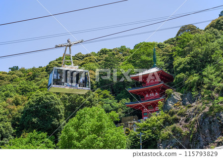 Kinkazan Ropeway and Three-story Pagoda 115793829