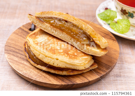 Potato paste pancakes 115794361