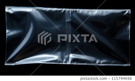 Transparent Vacuum Sealed Plastic Bag 115794698
